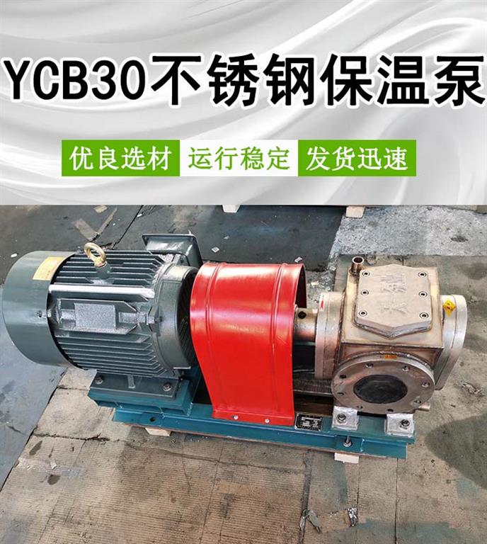 <strong>YCB30不锈钢保温泵</strong>